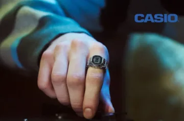 Casio prsten-hodinky na prstě