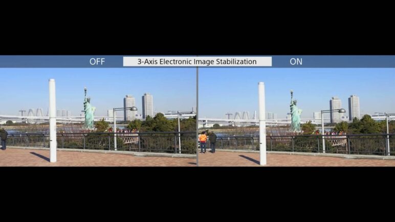 Demo video of 3-Axis Electronic Image Stabilization Using the IMX318