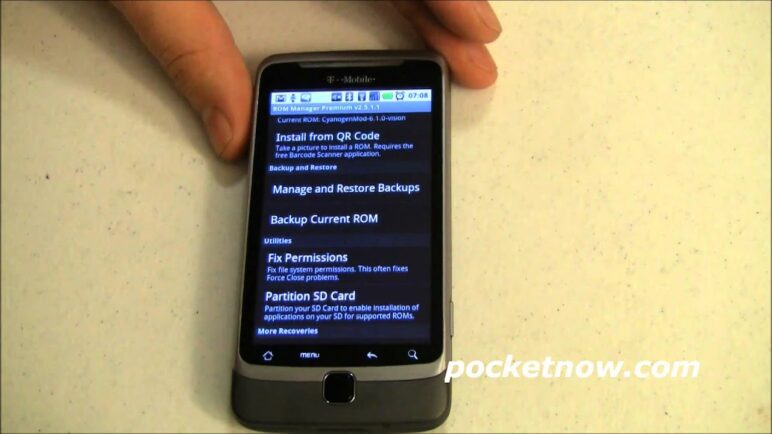 Detailed Walk-Through of ROM Manager for Android | Pocketnow