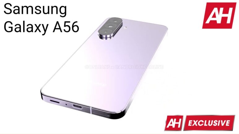 Exclusive: Samsung Galaxy A56 Smartphone 2025 Leaked CAD Render