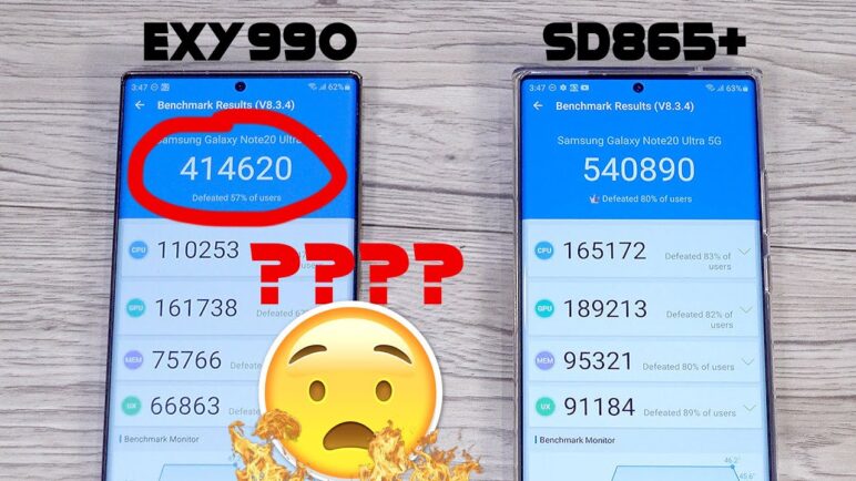 Exynos 990 vs Snapdragon 865+ | Samsung Galaxy Note 20 Ultra