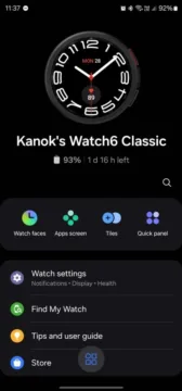 galaxy watch6 manager aktualizace