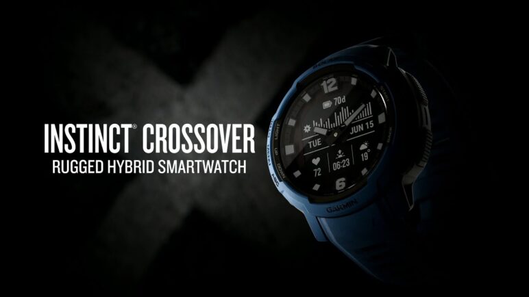 Garmin | Instinct Crossover | Rugged Hybrid Smartwatch