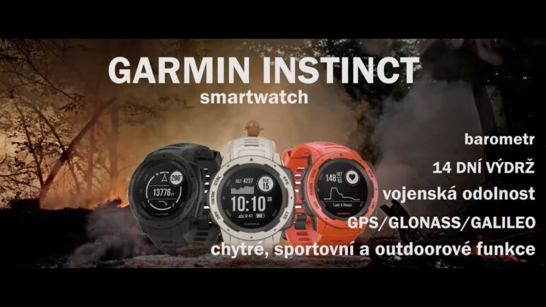 Garmin Instinct chytré GPS hodinky s výdrží