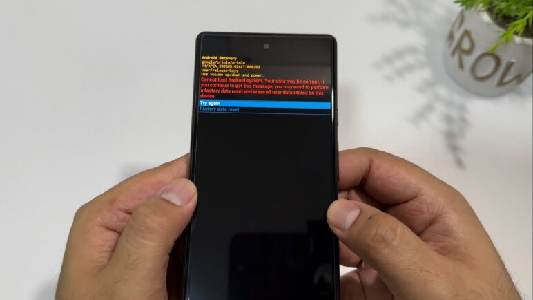 Google Pixel 6 Bricked After Factory Reset! English