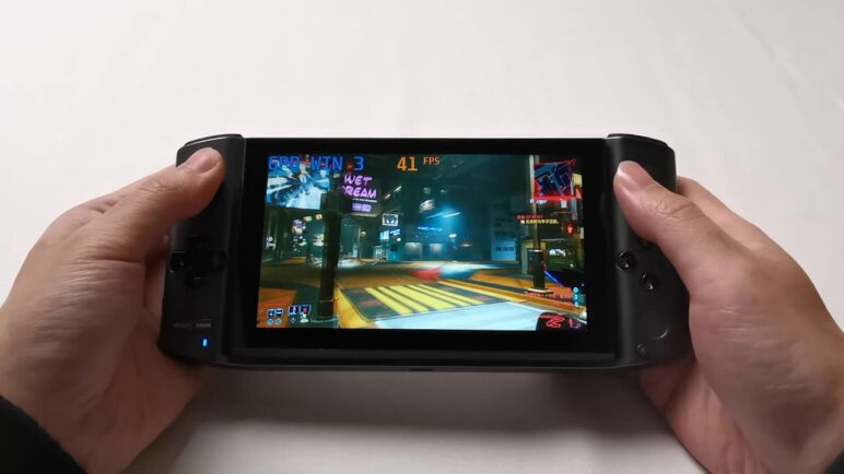 GPD WIN 3 run Cyberpunk2077 720P