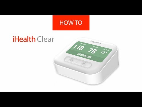 How to unpack and first use the blood pressure monitor iHealth Clear