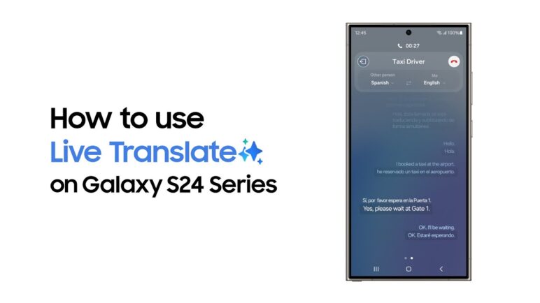 How to use Live Translate on the Galaxy S24 Ultra | Galaxy AI Is Here | Samsung UK