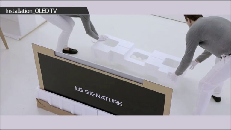 Jak nainstalovat LG SIGNATURE OLED TV W