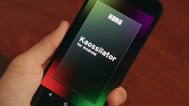 KORG Kaossilator for Android - Instrumental experience on Android device