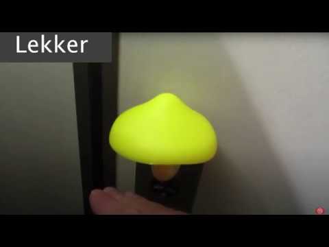 Lekker LED Mushroom Night Light