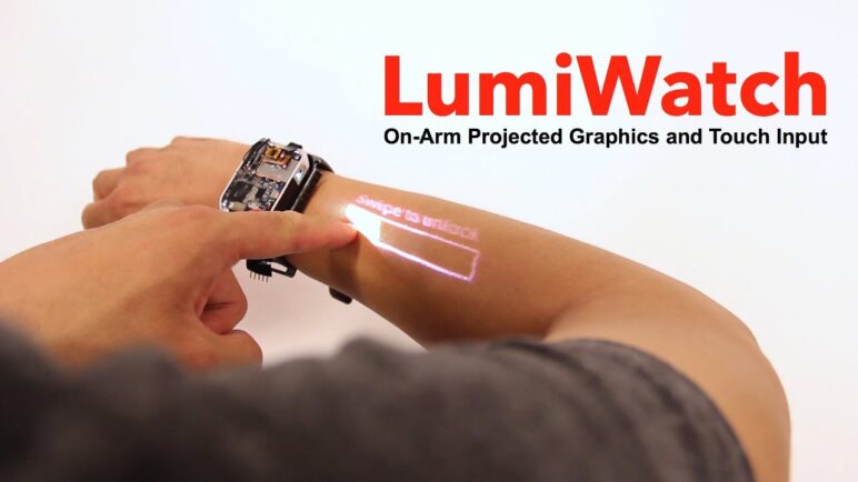 LumiWatch: On-Arm Projected Graphics and Touch Input