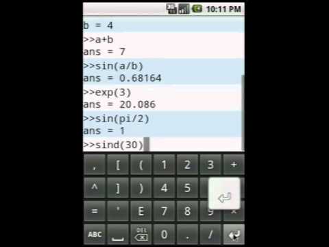 Mathmatiz - the 'matlab' on Android!