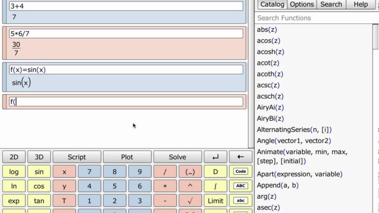 MathStudio Basics