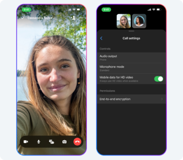 messenger videohovor