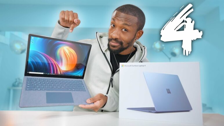 NEW Microsoft Surface Laptop 4 Unboxing and First Impressions!