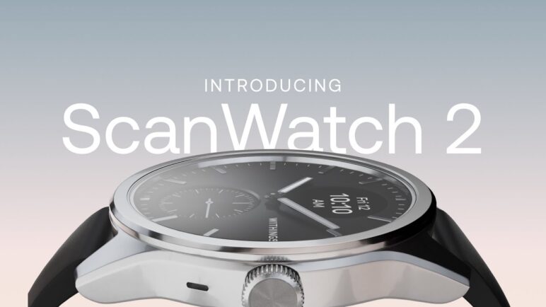 New ScanWatch 2 — Heart Health Hybrid SmartWatch