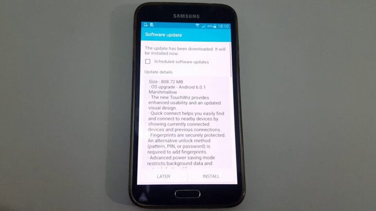 New Update Samsung Galaxy S5 Android 6.0.1 Marshmallow - Review