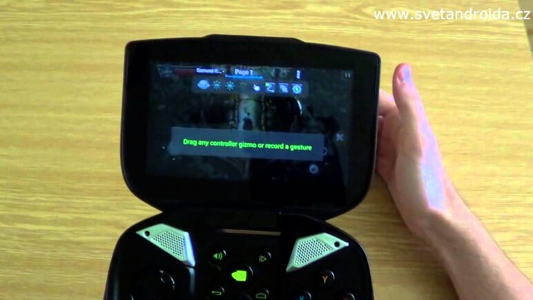 Nvidia Shield mapování gamepadu