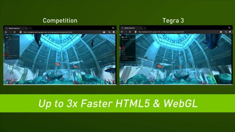 NVIDIA Tegra 3: Side by Side Comparisons