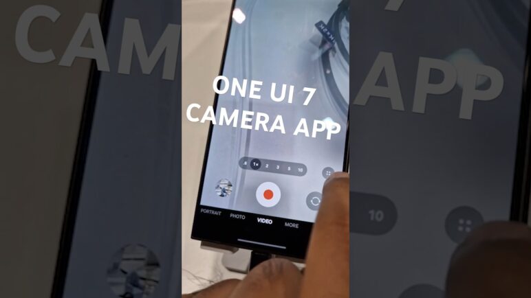 ONE UI 7 CAMERA APP HANDS ON! #oneui7 #sammobile #sdc2024 #samsung #shorts