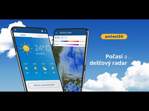 počasí24 - nejlépe hodnocená aplikace s přesnou předpovědí počasí a radarem srážek.