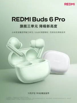 Redmi Buds 6 Pro oficiální čínský plakát