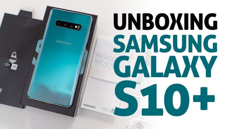 Samsung Galaxy S10+ Unboxing (česky)