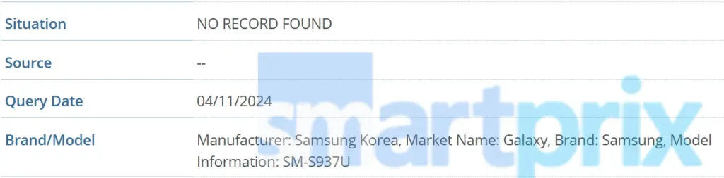 Samsung Galaxy S25 Slim IMEI