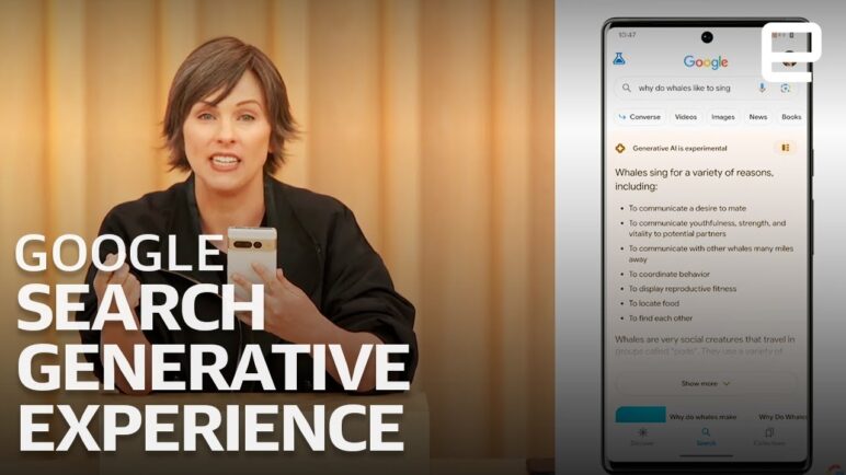 Search Generative Experience at Google I/O 2023 in under 3 minutes