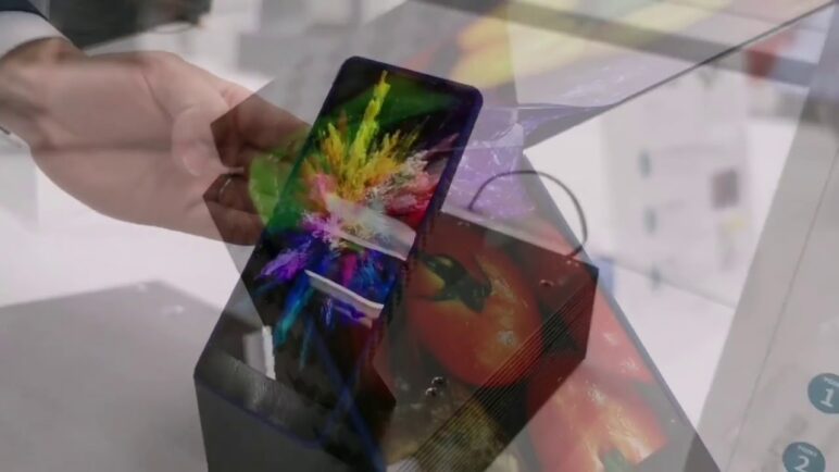 Sharp Foldable AMOLED prototype Apr 2019