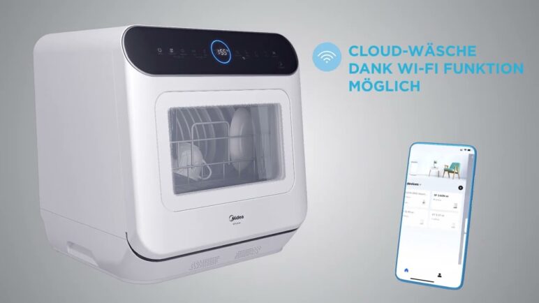 Small & Smart: Sauberes Geschirr mit  Midea Tischgeschirrspüler "ST 5 31 wi" mit WIFI-Funktion