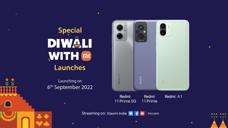 Special Diwali With Mi Launch Event | Redmi 11 Prime 5G | Redmi 11 Prime | Redmi A1