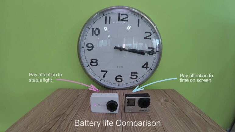 Stabilization comparison: YI 4K Action Camera VS GoPro Hero 4 #YICamera