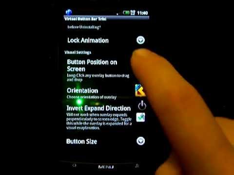 Virtual Button Bar Video 2