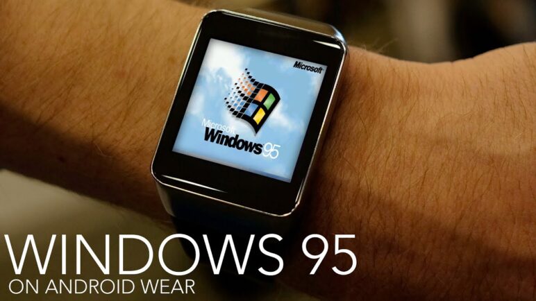 Windows 95 on Android Wear