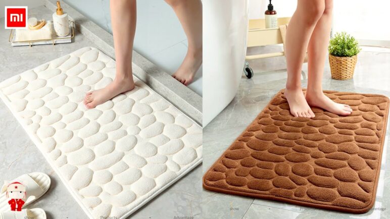 Xiaomi Non-Slip Bath Mat Bathroom Carpet Shower Room Doormat Memory Foam.