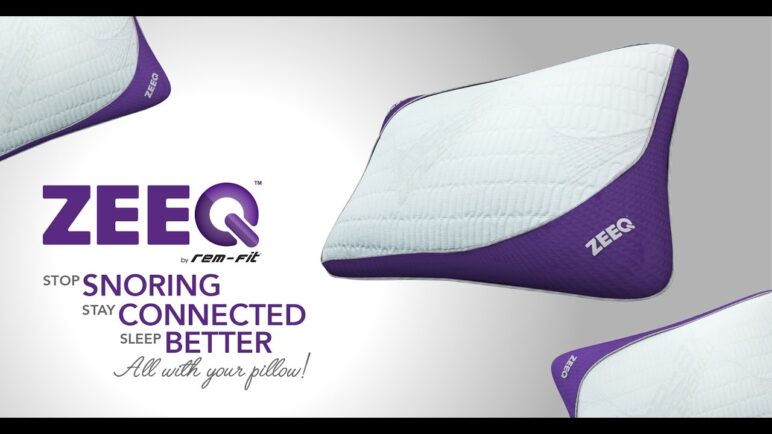 ZEEQ Smart Pillow: Stream Music, Stop Snoring, Sleep Smarter