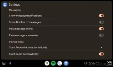 Android Auto 13.4 material you