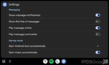 Android Auto 13.4 staré rozhraní