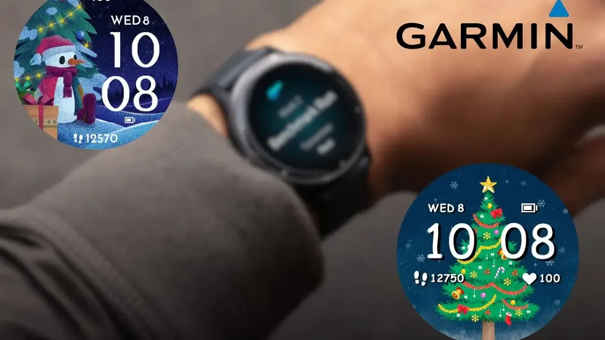 Máte hodinky Garmin? Stáhněte si vánoční ciferníky, které se proměňují podle aktivity