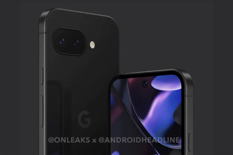 Google Pixel 9a rendery onleaks