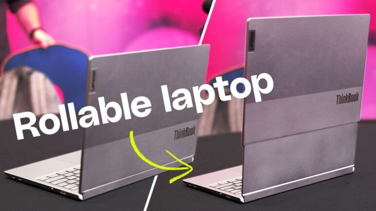 Lenovo made a rolling laptop