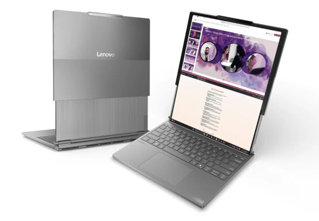 Lenovo notebook s rolovacím displejem