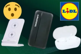 Lidl GRUNDIG powerbanka, sluchátka, Qi stojánek