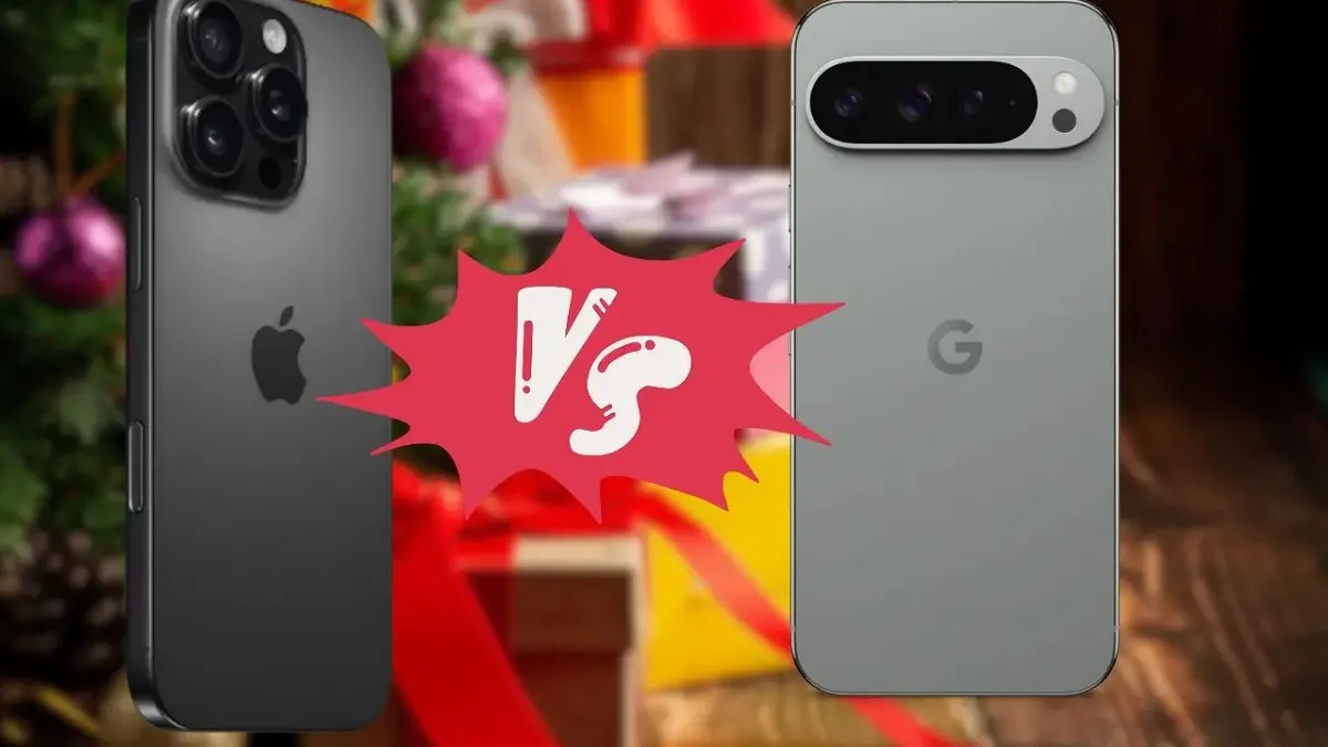 Co když se pod stromečkem setkají Pixel 9 Pro a iPhone 16 Pro? Podívejte se na vtipný spot Googlu