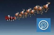 Santa Claus letecký radar