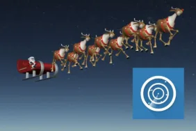 Santa Claus letecký radar