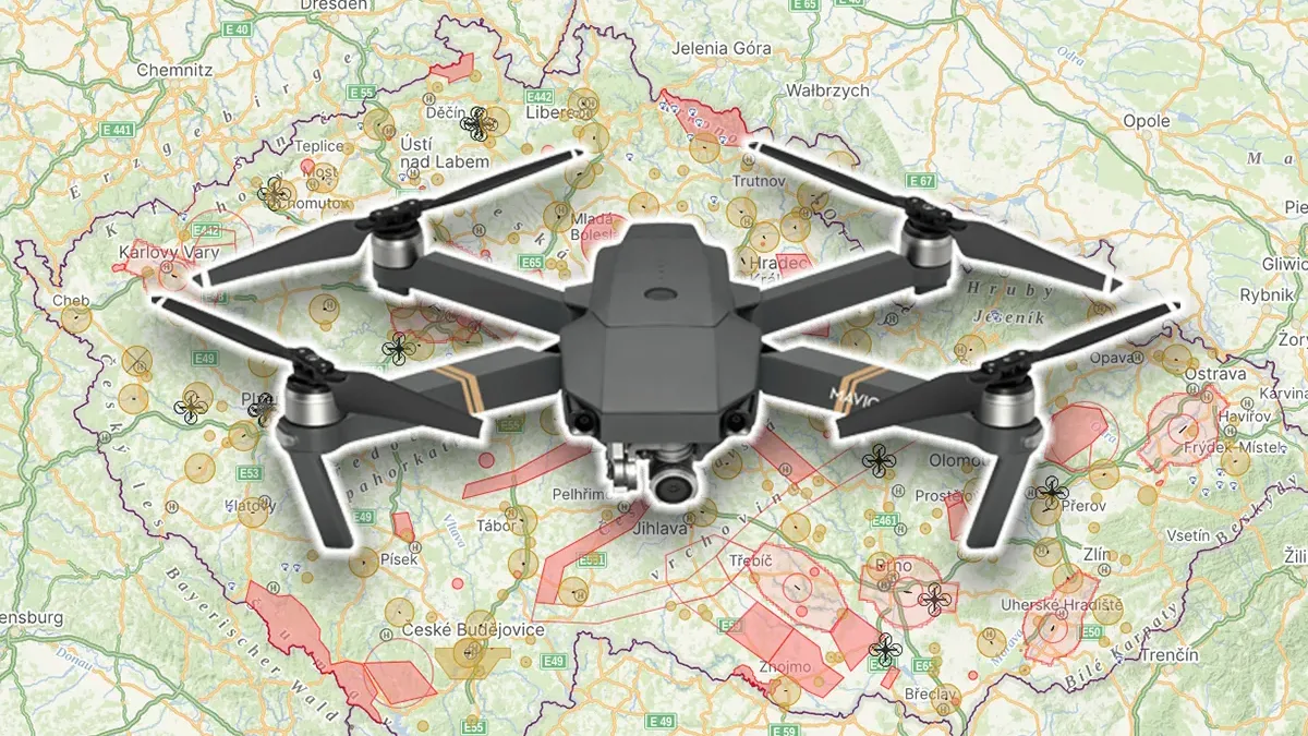 DJI ruší omezení letu v zakázaných zónách. Odpovědnost bude na pilotech