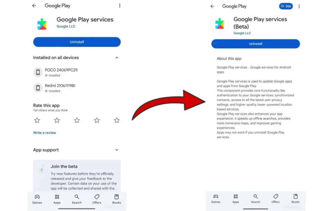 Google Play printscreen